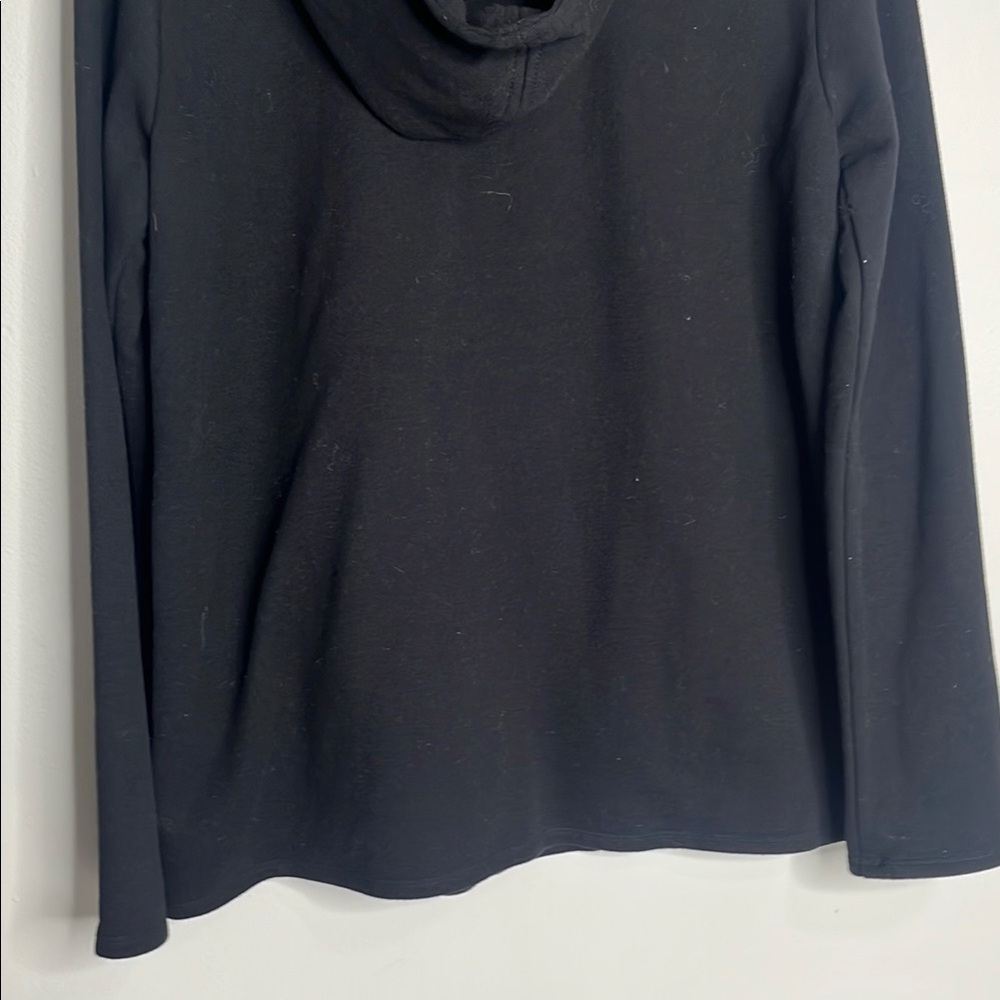 Black Double-Breasted Women's Coat - Picture 7 of 7